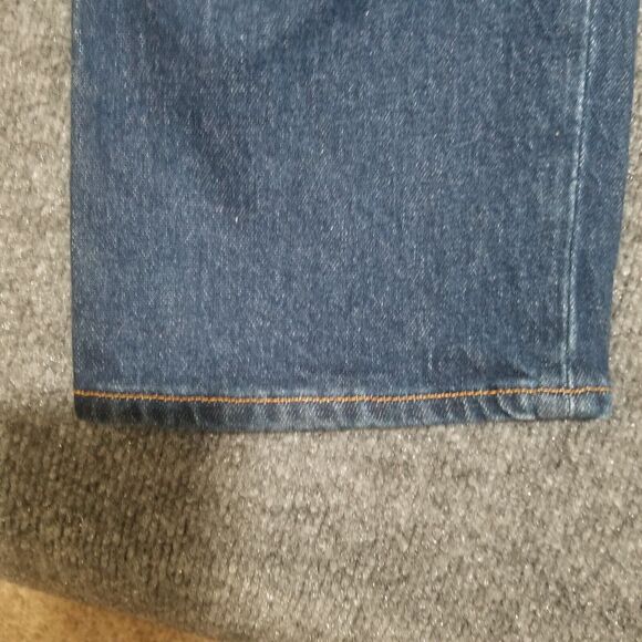ABERCROMBIE FITCH jeans curve love 90s straight ultra high rise dark wash 29 8R - Picture 10 of 10